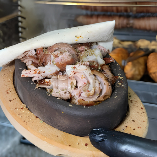 Güveçte Kokoreç